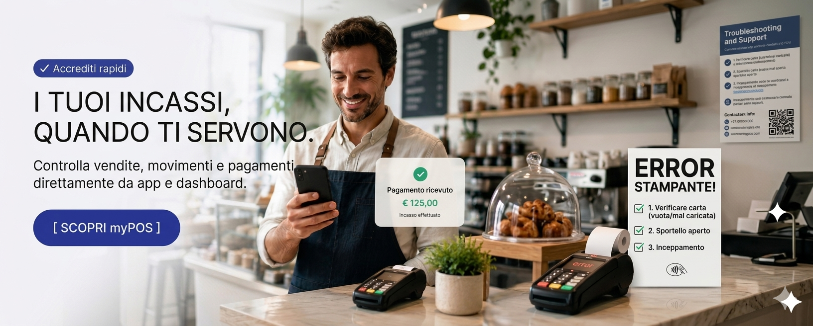 Accetta pagamenti ovunque